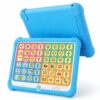 MibbyTalk AAC Device for Autism & Nonverbal Kids and Adults, Communication Tool for Home & School Use and Speech Therapy – 32 Preset Buttons, 11 Recordable Buttons with Stickers, Silicone Case, Blue
