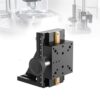 MiBoce Linear Long Travel Trimming Slide, Z-axis Vertical Manual Micro, 60 X 60mm Platform, 6kg Load Capacity, Manual Displacement Trimming Slide, for Optical Calibration, Scientific Lab 100mm