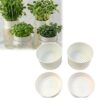 Microgreens Growing Kit Compatible with Mason Jars Wide Mouth, 4 Pack Micro Greens Growing Kits with Deep & Shallow Cups for Sprouts, Herbs and Indoor Microgreen Growing