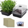 Microgreens Kit, 2 Nurseries, High Germination Seeds Included, No Soil