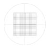Microscope Eyepiece Ocular Micrometer Diameter 20 mm/ 24 mm DIV=0.1 Net Type Slides with Grid Cross Scale Reticle Microscope Accessories(Diameter 24 mm)