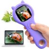 Microscope for Kids - Electronic Handheld Magnifying Glass for Children-STEM Outdoor Science Kit for Summer Travel & Camping Toy,Birthday Gifts Toys for 5-8 9-12 Year Old Girls（Purple）