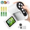 Microscope for Kids, [3-in-1] 1000X Handheld Mini Scope with 2" LCD Screen, Portable Miniscope for Kids 8-12 Halloween Christmas Birthday Edu Gifts, 32GB TF Card Included