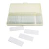 Microscope Slides Set 50pcs Prepared Biological Specimens Plant Animal Science Education Tool 25x75mm Glass(30pcs)