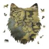 Middle Earth Map Puzzles for Adults, 175 Pieces, Wolf Shape