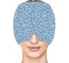Migraine Relief Cap Headache Relief Cap Hat Head Ice Pack Wrap Migraine Cold Cap Ice Hat for Migraines Headache Tension Stress Hangover Cap Ice Beanie Cooling Gel Cap Women Men (Blue)