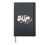Mija Latina Women Girls Cinco de Mayo Retro Spanish Mexican Hardcover Journal, Black