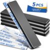 MIKEDE Strong Neodymium Magnets with Adhensive Backing 60x10x3 mm, 5 Pcs