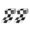 Mikikit 2 Rolls Checkered Peel and Stick Wall Sticker Border for Bathrooms and Kitchens, PVC Material, Easy Installation and Removable, Stylish Minimalist Design for Home and Office Wall