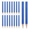 Mikikit Mini Golf Pencils for Score Card Holder Short Hexagonal 50pcs Pre-sharpened Blue Wooden Lead Pencils for Reliable Writing Portable Use on Golf Courses and Practice Rounds