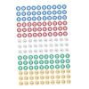 Milageto 150 Pieces Bingo Ball Number Balls Tally Balls Lottery Machine Easy Read Transparent Window Lightweight Portable PP Material Suitable for Family