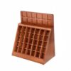 Milageto Multi Compartment Rack Wooden Display Rack Organizer Shelf Stand With Ergonomic Viewing And Accessible Layout For Collections Suitable for desktop