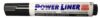 Milan Pacific Power Liner Whiteboard Marker, Black