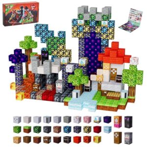 Mileonaim 100PCS Magnetic Blocks Building Toys for Kids Portal Theme