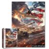 Military Aircraft Puzzles for Adults 1000 Pieces Aviation Tank Gift Game