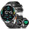 Military Smart Watch for Men, 1200mAh Long Battery, 1.6" AMOLED Display
