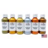 milo Metallic Acrylic Paint Set, 6 Metallic Colors, 4 oz Bottles