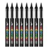 Milue Brush Pens with Soft Brush Tips for Drawing and Activity, Soft Tip Highlighter Art Pen Artist Acrylic Markers Tip Marker Pen