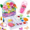 Mimiblooms Paper Flowers Science Kit for Girls, Magic Flower Paper Color Science Dyeing Kit, Arts&Crafts for Kids Age 8-12, Science Experiments Color Changing for Girls 6 7 9 10 11 yr Mother's DayGift