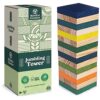 Mindful Classics, Jumbling Tower Sustainable Wooden Blocks Tumbling Toppling Bamboo Wood Party Stacking Game, for Adults and Kids Ages 8 and up