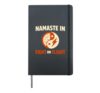 Mindful Mess Identity Calm Humor Anxiety Meets Breathwork Hardcover Journal, Black