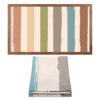 Mindsoft Bulletin Board Paper 48'' x 107'' Bulletin Boards Fabric for Classroom Back to Shcool Classroom Wall Background Decor Board Decor Pillows Curtains Crafts(1 Pc,Stripe)