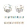 Mind Wave 18mm Washi Tape Set of 2 - Die-Cut Book Pile Blue & Brown