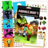 Minecraft Sticker Activity Set with Minecraft Reward Stickers, Door Hanger, and Thank You Postcard Craft
