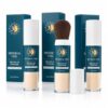 Mineral Brush-On Setting Powder, Lightweight Matte Finish Touch-Up Powder for Face and Body (3 Pack-MBOS)
