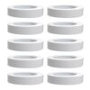 MINGLEA 10Pcs Sticky Tape Stickers Double-Side Adhesive Tape Stickers for Wood Glass Metal, Scrapbooking, Sealing