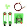MINGLEA Open Type Electromagnetic Motor with Fan Electromagnetism Experiment Supplies for School Labs Use Physics Teaching Tool