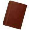 MINGLEA Size Binder Planner Notebook with Elastic Strap and 80 Sheets 5-Rings PU Binder Journal for Daily Note Taking PU Leather Notebook