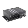 Mingzhe 40W Compact Power Amplifier with Remote Control for Car and Home Use Black