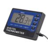 Mingzhe Digital Temperature Meter Accurate Thermometer with Long External Sensor Alarm Function Ideal for Aquariums and Refrigerators