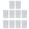 Mingzhe Set of 10PCS 25mL Glass Beakers for Accurate Measurement in Laboratories, High Stability Borosilicate Material
