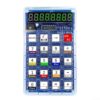 Minhe DIY LED Calculator Kit with 51 Microcontroller, 7-Digit Display, Soldering Practice for Beginners, Transparent Plastic Housing, for Educational Electronics Learning(Green)