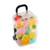 Miniature Fruits Luminous Fruit Figurines with Suitcase