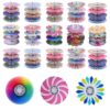 Mini Fidget Spinners, Mixed Style Party Favors for Kids Bulk: Rainbow & Mandala Acrylic Sensory Toys for Classroom Prizes, Assorted Goodie Bag Fillers, Pinata Stuffers (100PCS Mixed Style)