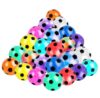 Mini Football Stress Balls, 24 Pack Assorted Fidget Squeeze Toys, 16 Styles Soft Sensory Toys for Kids Adults Party Supplies Relaxation Desk Decor
