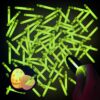 Mini Glow Sticks Bulk 100 PCS, Glow in The Dark Small Glow Sticks for Easter Egg Fillers, Glow Sticks Party Favors, Halloween Party Supplies, Birthday Goodie Bags, Classroom Prizes, DIY Crafts (Green)