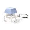 Mini Keyboard Fidget Keychain, Mechanical Switch Button Clicker Fidget Toy, Portable Finger Press Decompression Button Toy(10PCS) (Lakeblue)
