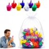 Mini Middle Fingers 50/100 Pack Colorful Tiny Flip the Bird Hands Gag Gift, Christmas White Elephant Stocking Stuffers Party Favors Office Prank Desk Decor (300pcs)