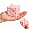 Mini Pink Squeeze Cheese Squishy - Squeeze Luck Cheese Squishy Skin Soft , Soft Novelty Slow Rising Sensory Cheese Stress & Anxiety Relief Fidget Toys (Pink, S (5cm))