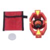 Mini Prism Surveying Optical Glass for Total Station Red Compact -30mm Offset Tunnel and Highway