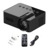 Mini Projector, Portable Projector for Home Use, with Auto Keystone, WiFi6 and wireless 5.4, Wireless Screen Share, Integrated Speaker, Easy Setup, 1.6 x 3.1 x 4 in, 4 x 7.8 x 10.1 cm