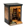 Mini Room Kit Mini Butterfly Collection Room DIY Book Nook Arched Bookshelves Spiral Staircase Miniatures Collection Ancient 3D DIY Ancient Library Miniature Tavern 3D Wooden Puzzles with LED Light