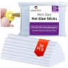 Mini Size Hot Glue Sticks,5.9'' x 0.27" Clear Glue Gun Sticks(50 Pcs)