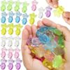 Mini Squishy Goldfish Fidget Toys 24 Pcs Squeeze Sensory Toys for Adults Kids Anxiety Stress Relief Squishy Toys Prizes for Kids Classroom Autism Sensory Products