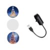 Mini USB Powered Moon Star Projector Night Light, Adjustable Gooseneck Space Projection Lamp, Interchangeable Nebula Planet Slides, Starry Sky Ambience Light, Creative Room Decor