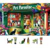 MINIWAN Paradise Pets 500 Piece Puzzle for Adults, 23" x 15"